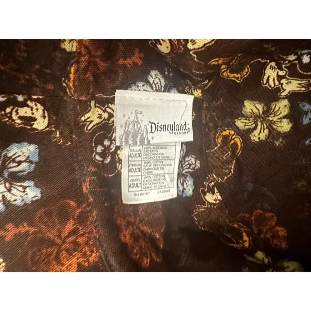 NWOT Disney Parks Minnie Mouse Floral Hawaiian Hula Girl Bucket Hat